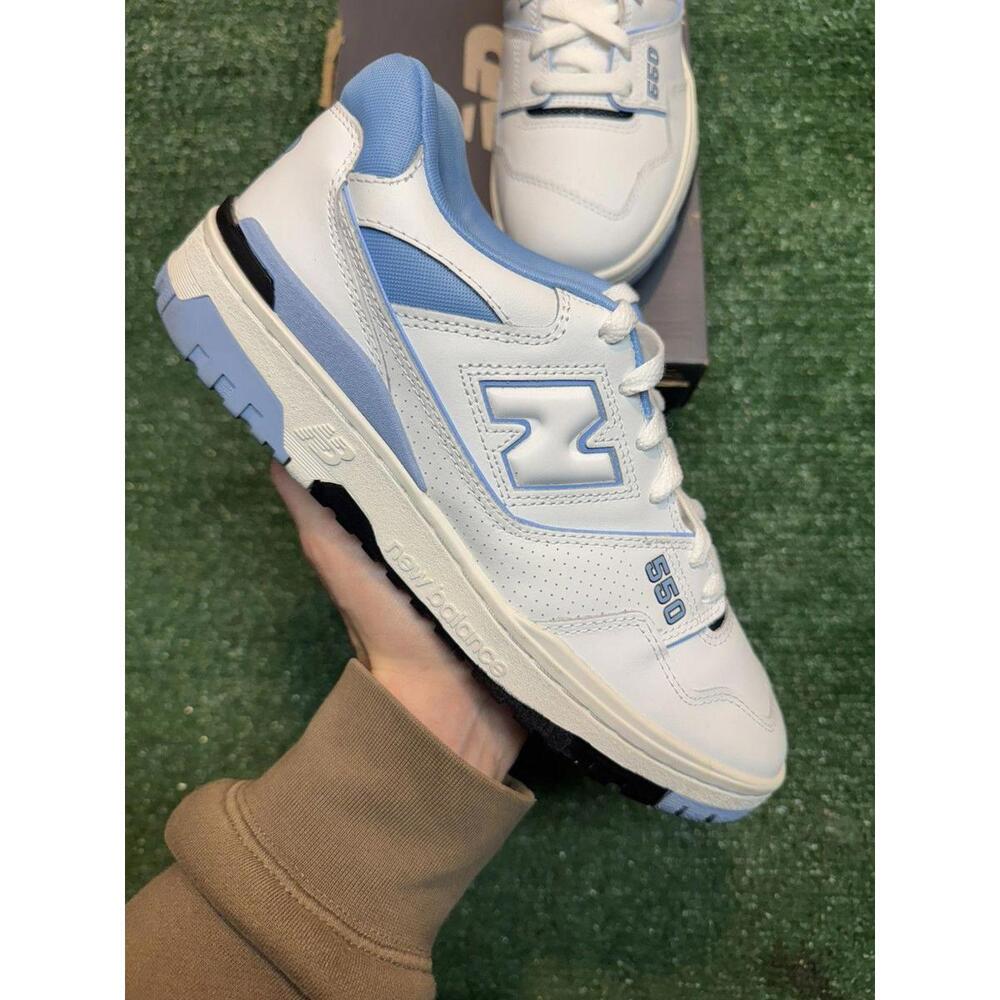 New Balance 550 UNC White University Blue Size 9.5